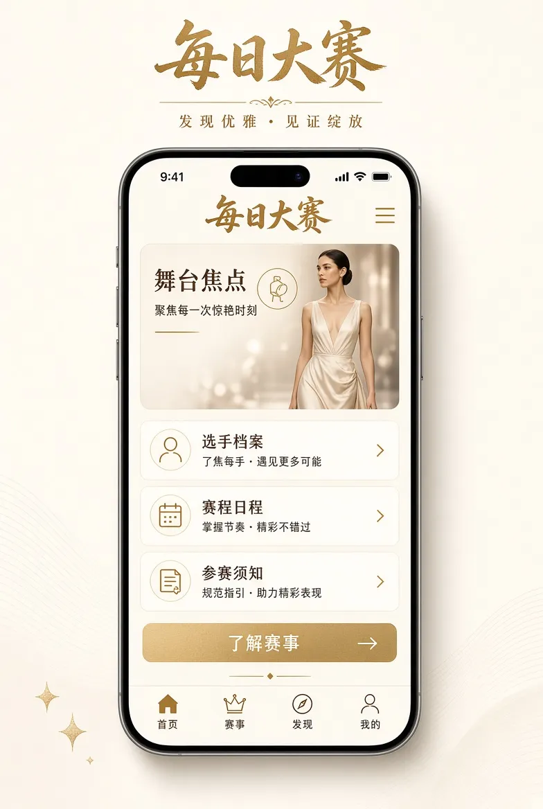 每日大赛移动端栏目视觉